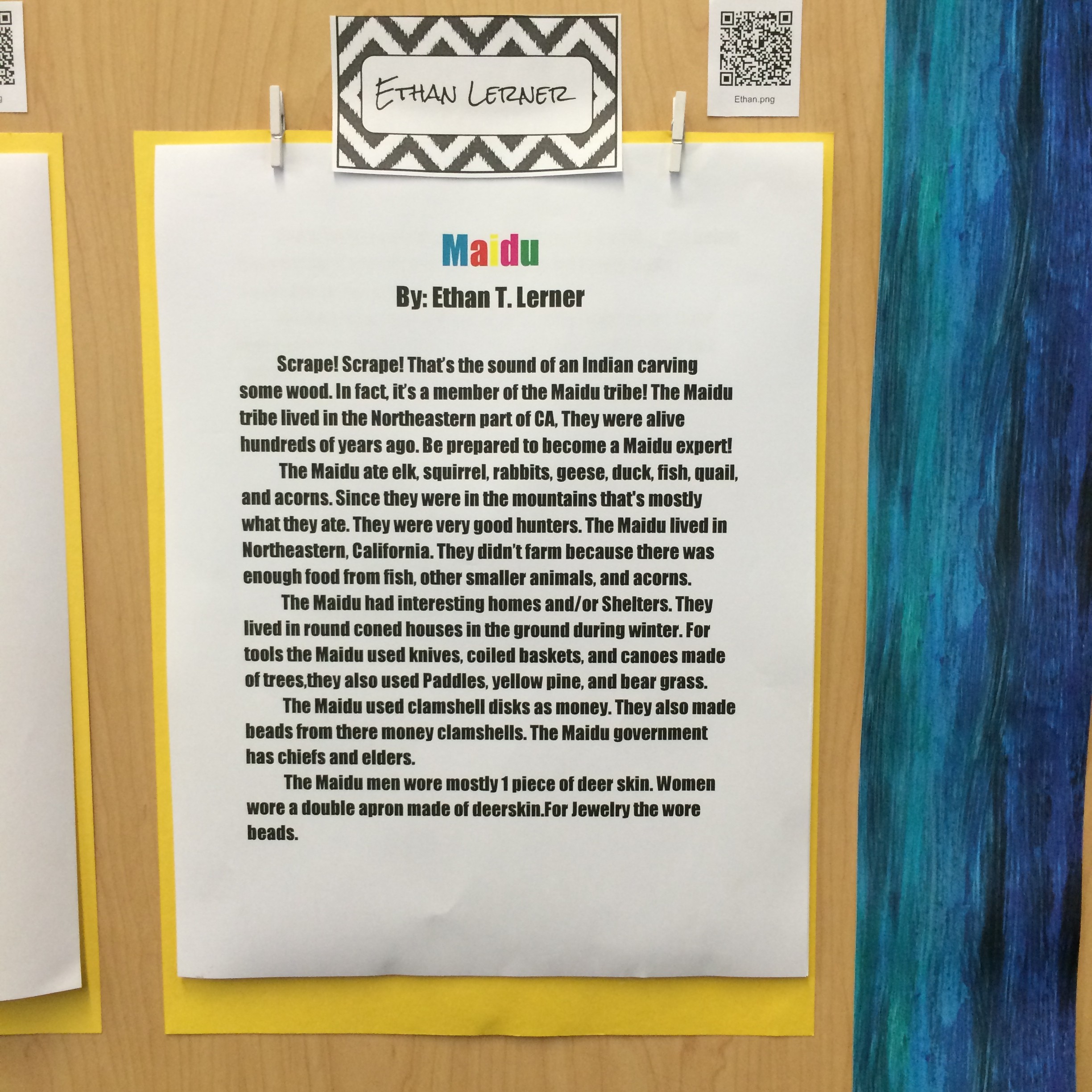 Featured Writing Wall